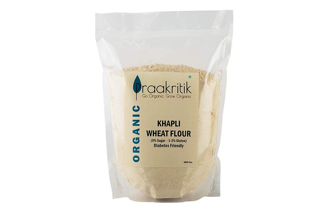 Praakritik Khapli Wheat Flour    Pack  1 kilogram